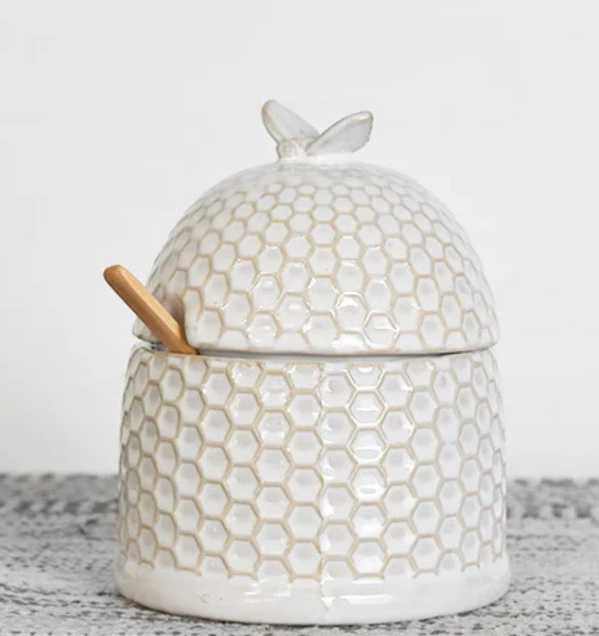 Honeycomb Design Honey Server
