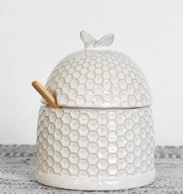 Honeycomb Design Honey Server