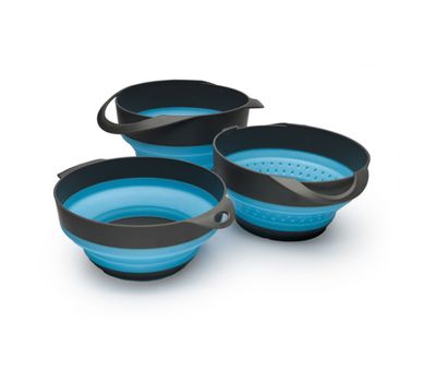 Flat Pack Bowls and Strainer Set