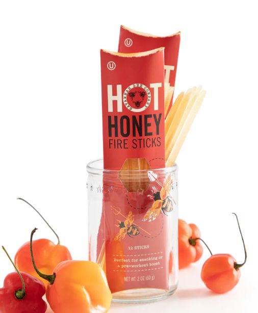 Hot  Honey Straws - 12 Pack