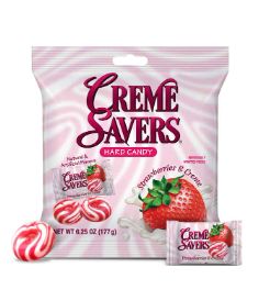 Creme Savers - Strawberry &amp; Creme 6.25oz Bag