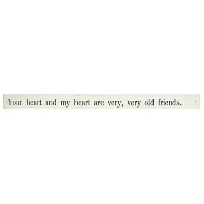 Clearance - Your Heart and My Heart Poetry Stick