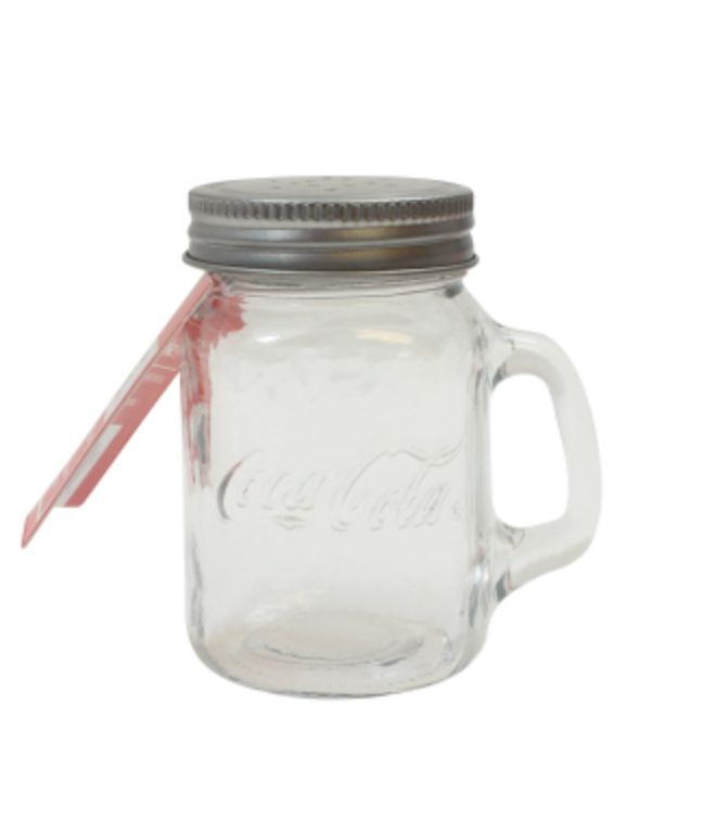 Coca-Cola Mason Jar Salt /Pepper Shaker 4.75 oz