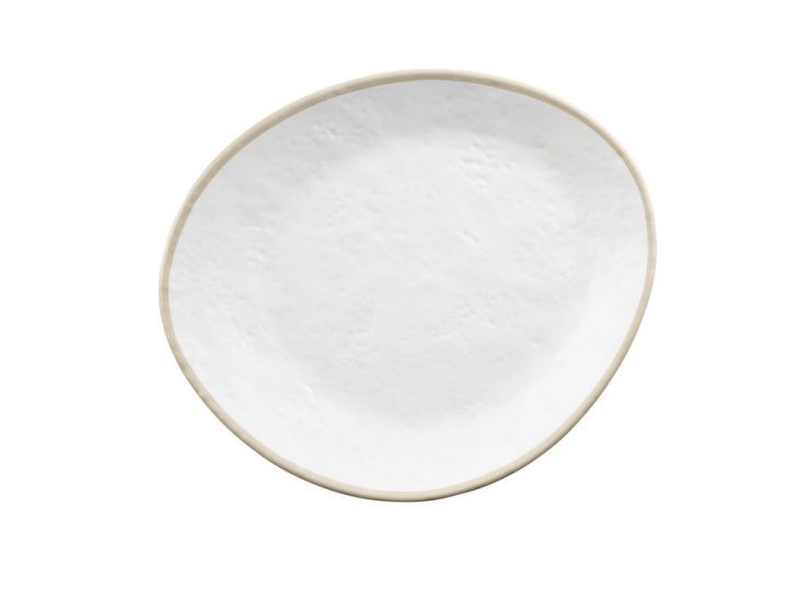 Serving Plate Melamine 10.5x9x1.25