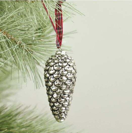 Vintage Pinecone Ornament 4.5&quot;