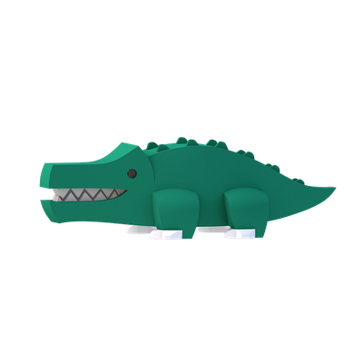 Crocodile Halftoy