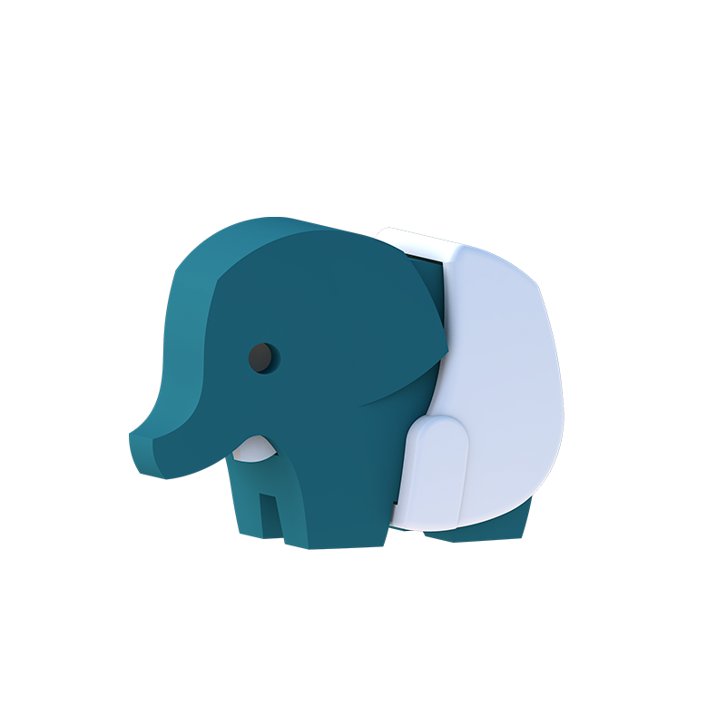 Baby Elephant Halftoy