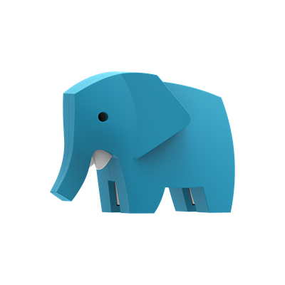 Elephant Halftoy