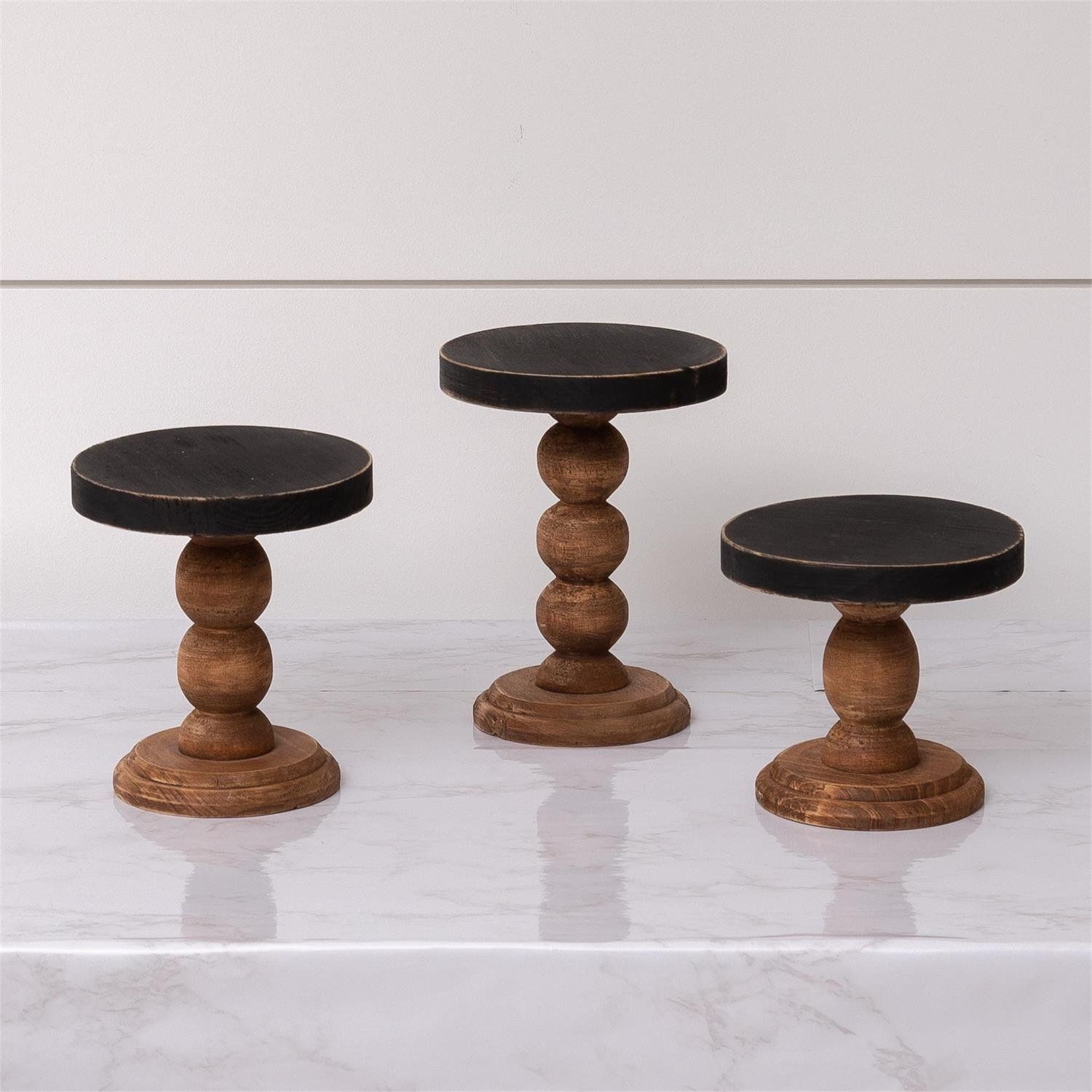 Mini Wood Riser w/ Black Top