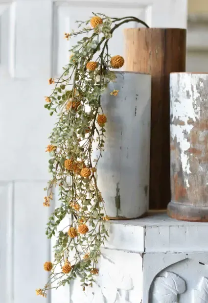 Fall Garden Hanging Mustard 37”