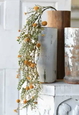Fall Garden Hanging Mustard 37”