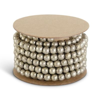 Clearance - Antique Silver Micro Shatterproof Bead Garland 72&quot;