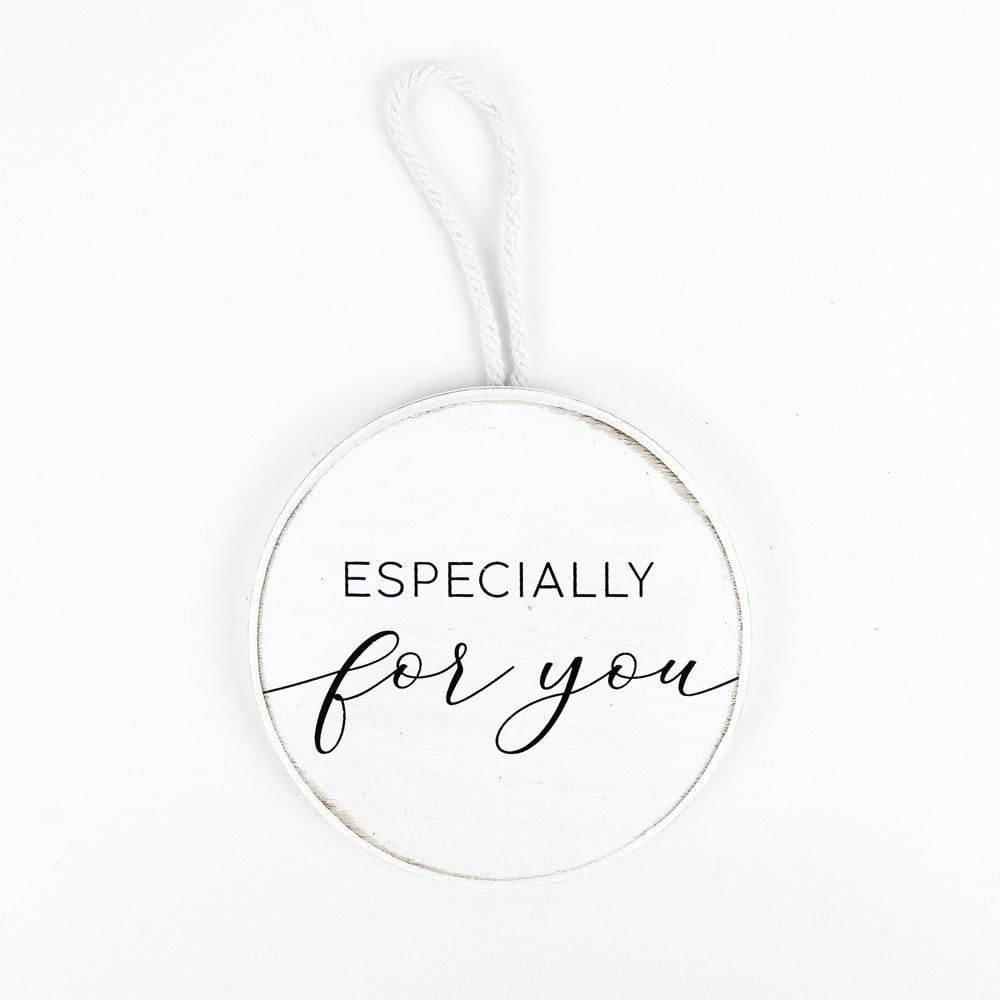 For You Wood Ornament 4.5 x 4.5