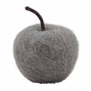 Felted Wool Apple Gray