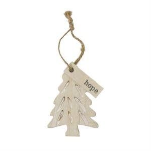 Wood Tree Ornament Medium