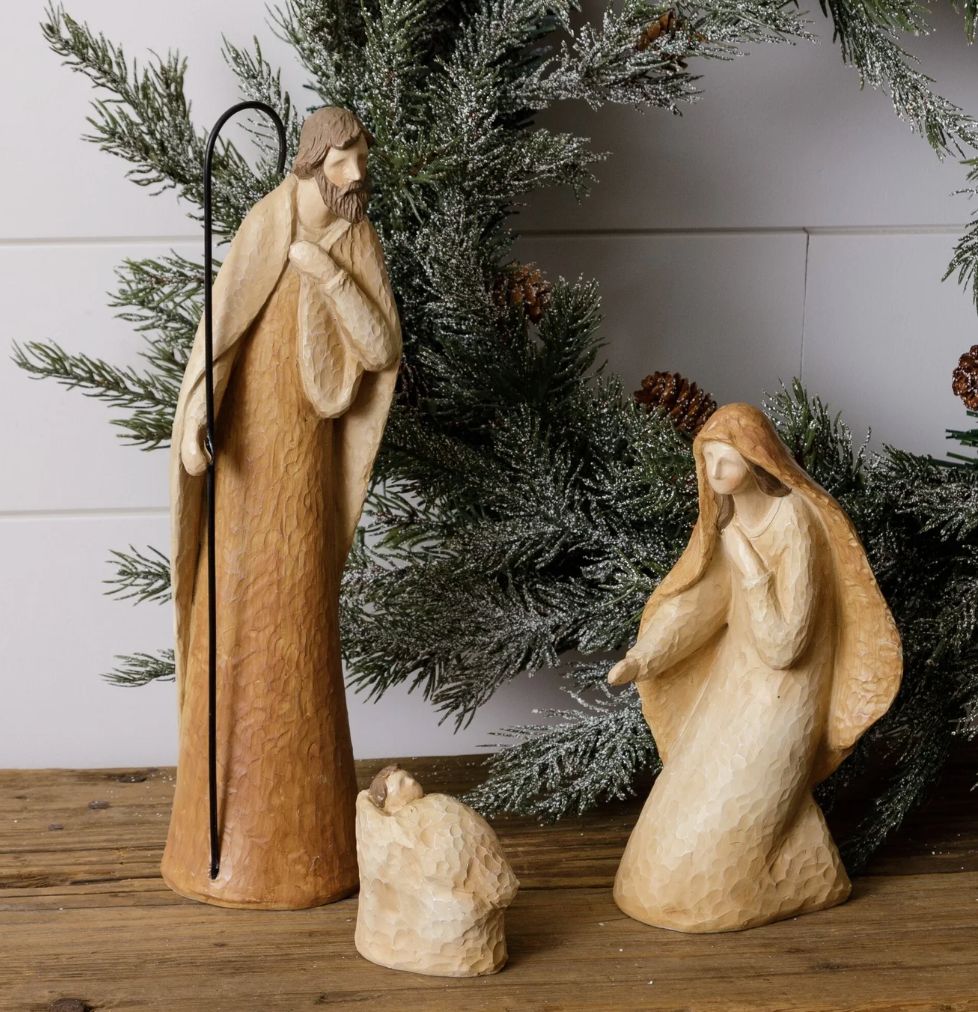 Three Piece Nativity Set