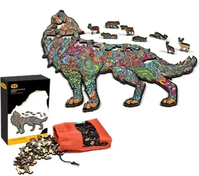 Wolf Wood Puzzle