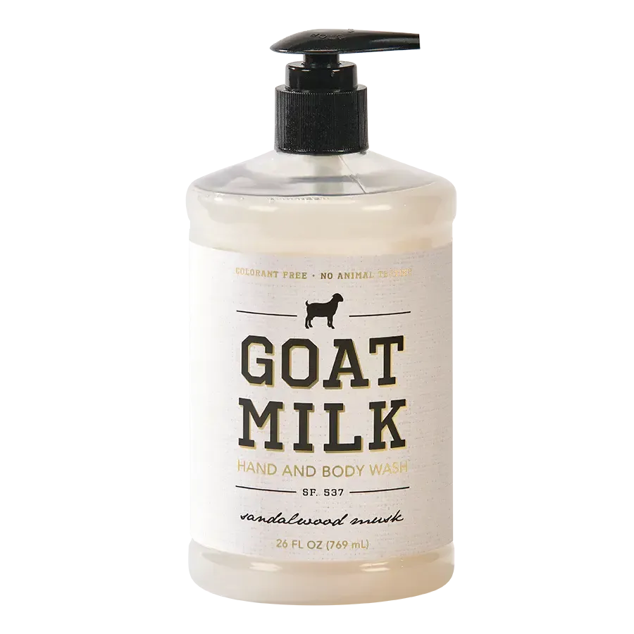 Sandalwood Musk Scented Goat Milk Liquid Soap