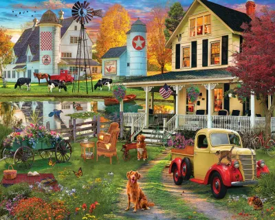 Country Retreat Puzzle 1,000 pc