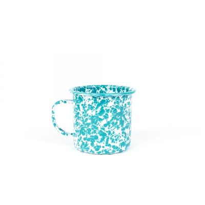 16 Oz Mug Turquoise Splatter