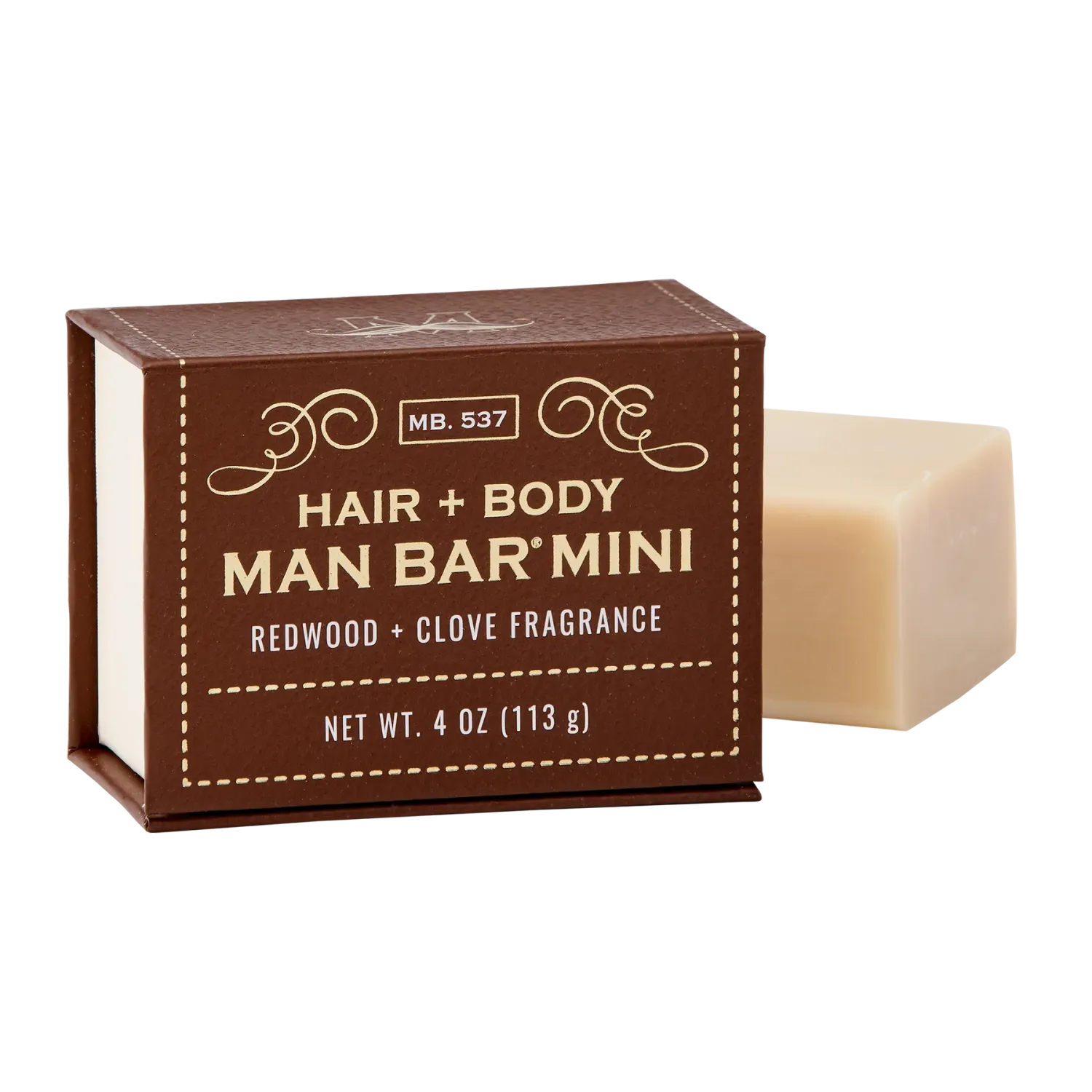 Man Bar Mini 4 oz Redwood &amp; Clove