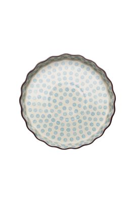 Quiche Dish Retro Blue