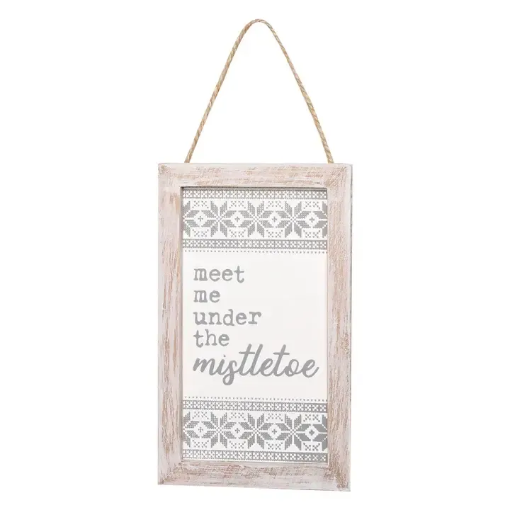 Clearance - Mistletoe Sweater Framed Ornament