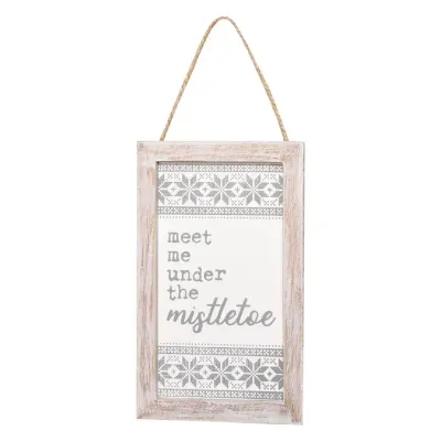 Clearance - Mistletoe Sweater Framed Ornament