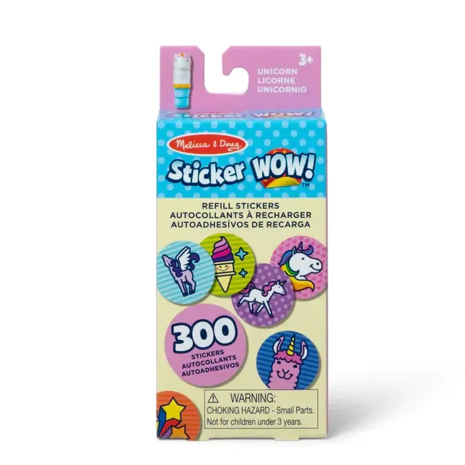 Sticker WOW! Refill Stickers - Unicorn
