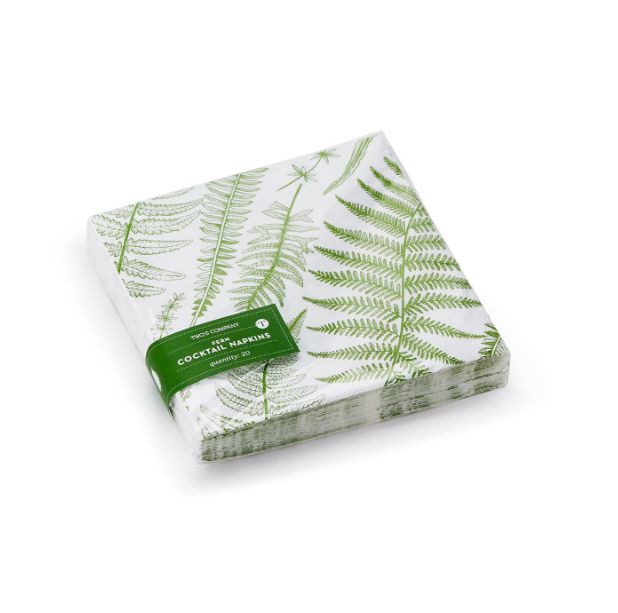 Fern Cocktail Paper Napkins