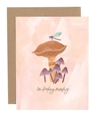 Feeling Mushy Love Greeting Card
