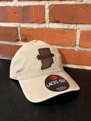 Nappanee Indiana Football Logo Hat Khaki