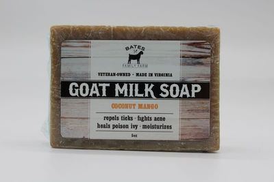 Coconut Mango Goat Milk Soap