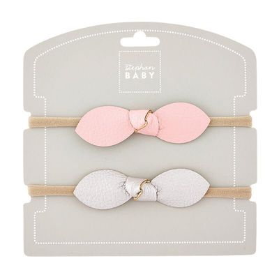 Headband Set Pink/Silver