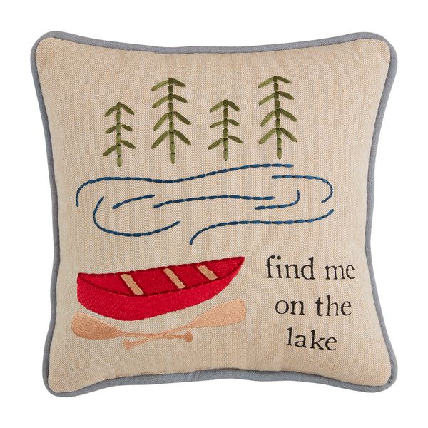 Find Me Mini Embroidered Pillow