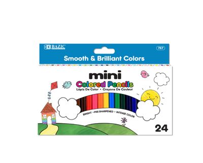 Mini Colored Pencils 24 ct