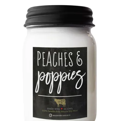 Peaches and Poppies 13 oz