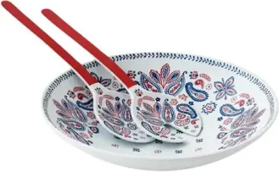 American Holiday Salad Bowl w/ Servers
