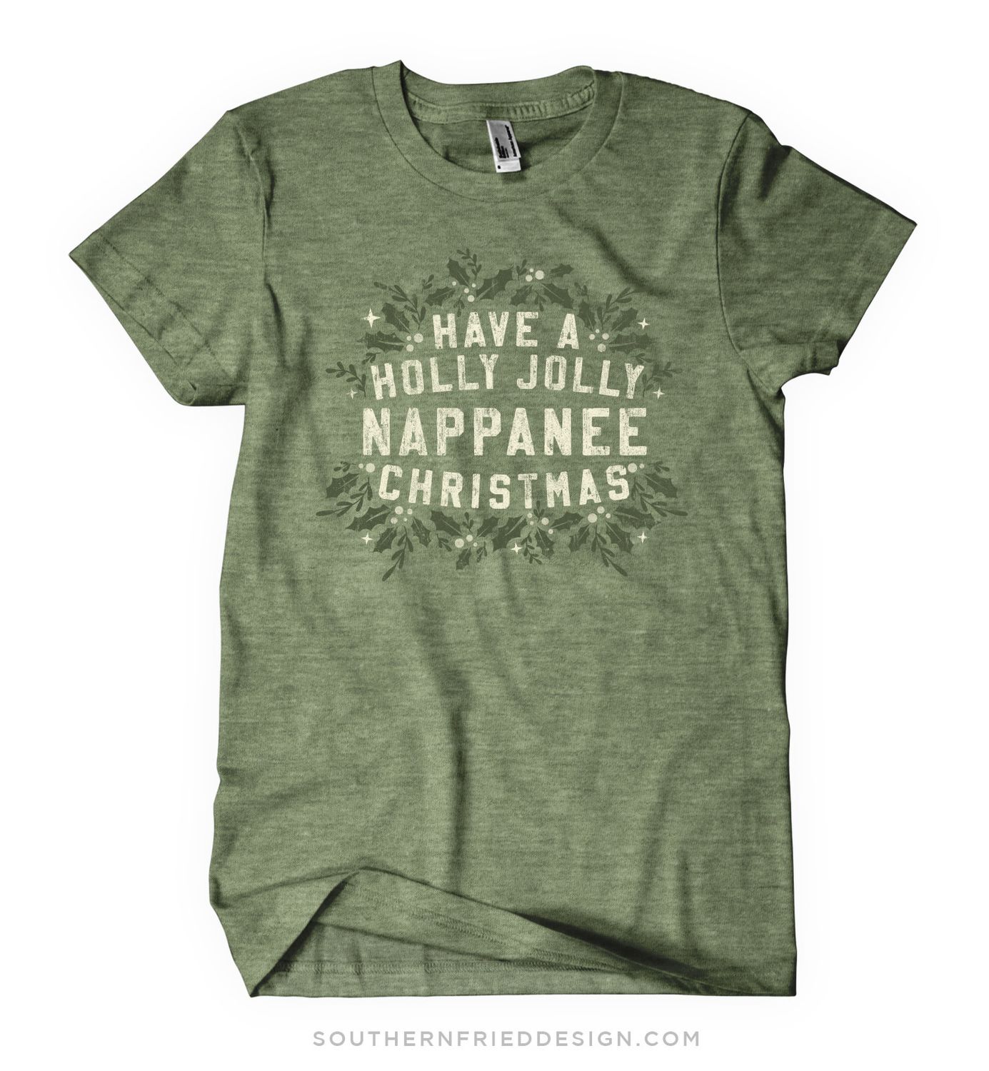 Nappanee Holly Jolly Christmas Shirt - XL