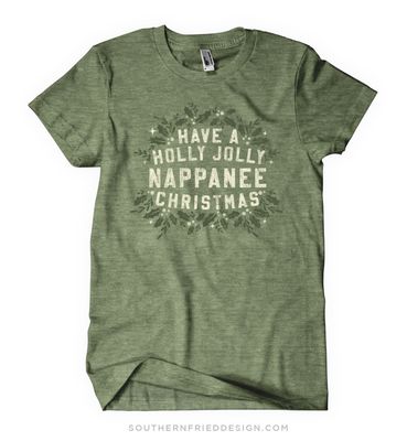 Nappanee Holly Jolly Christmas Shirt - XL
