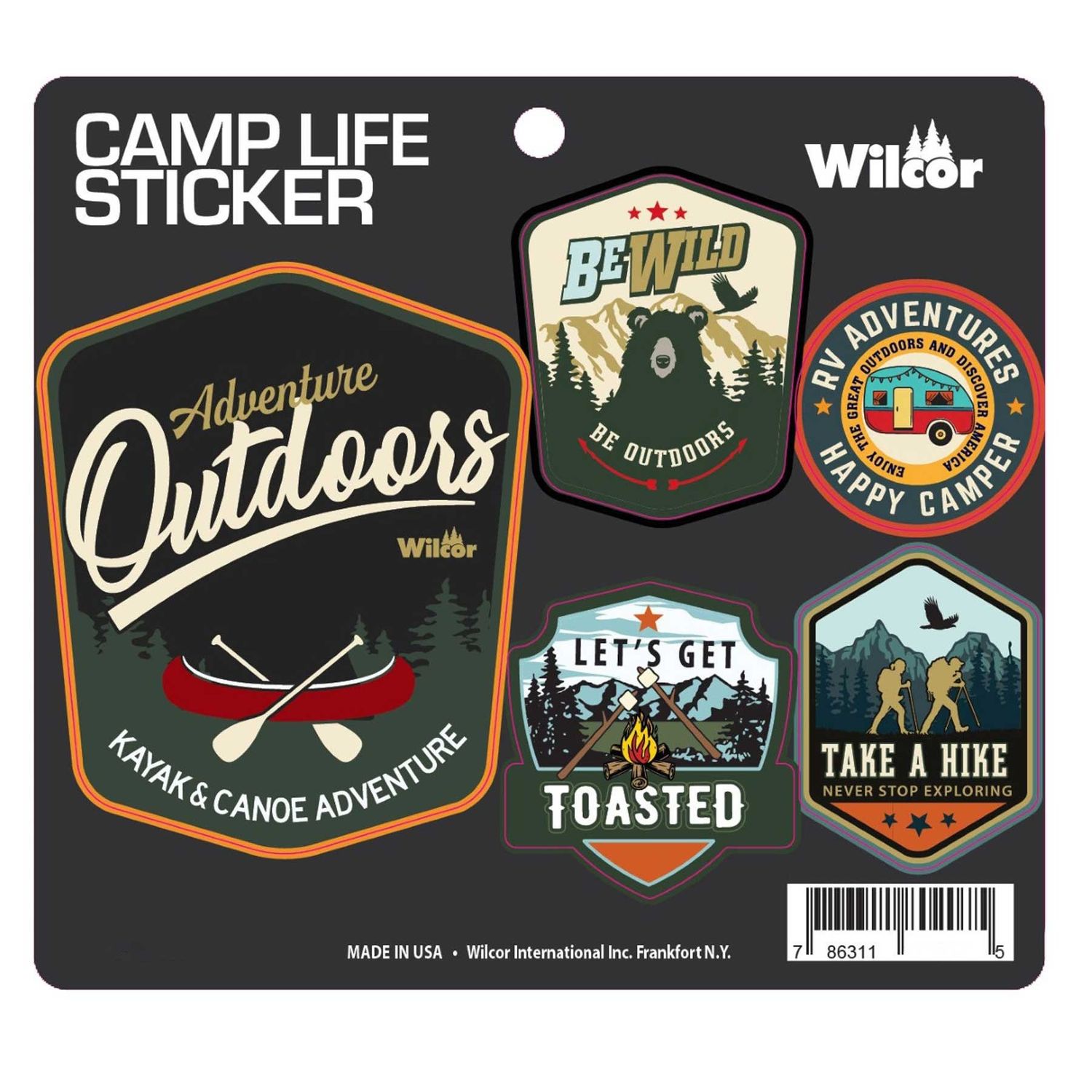 Camp Life Sticker Set