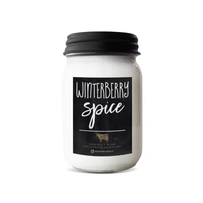 Winterberry Spice 13 oz by Milkhouse Candle Co.