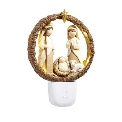 Holy Family Night Light 6.25&quot; Nativity
