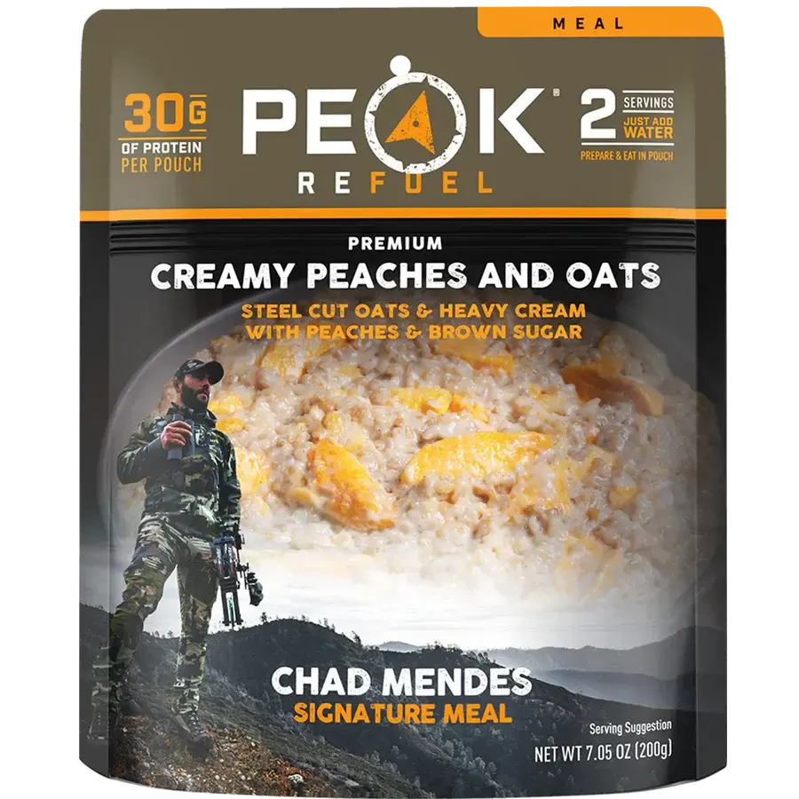 Peaches &amp; Cream Steel Cut Oatmeal