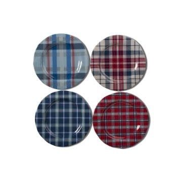 Jessie Melamine Salad Plate Set of 4