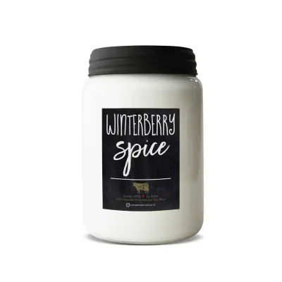 Winterberry Spice 26 oz by Milkhouse Candle Co.
