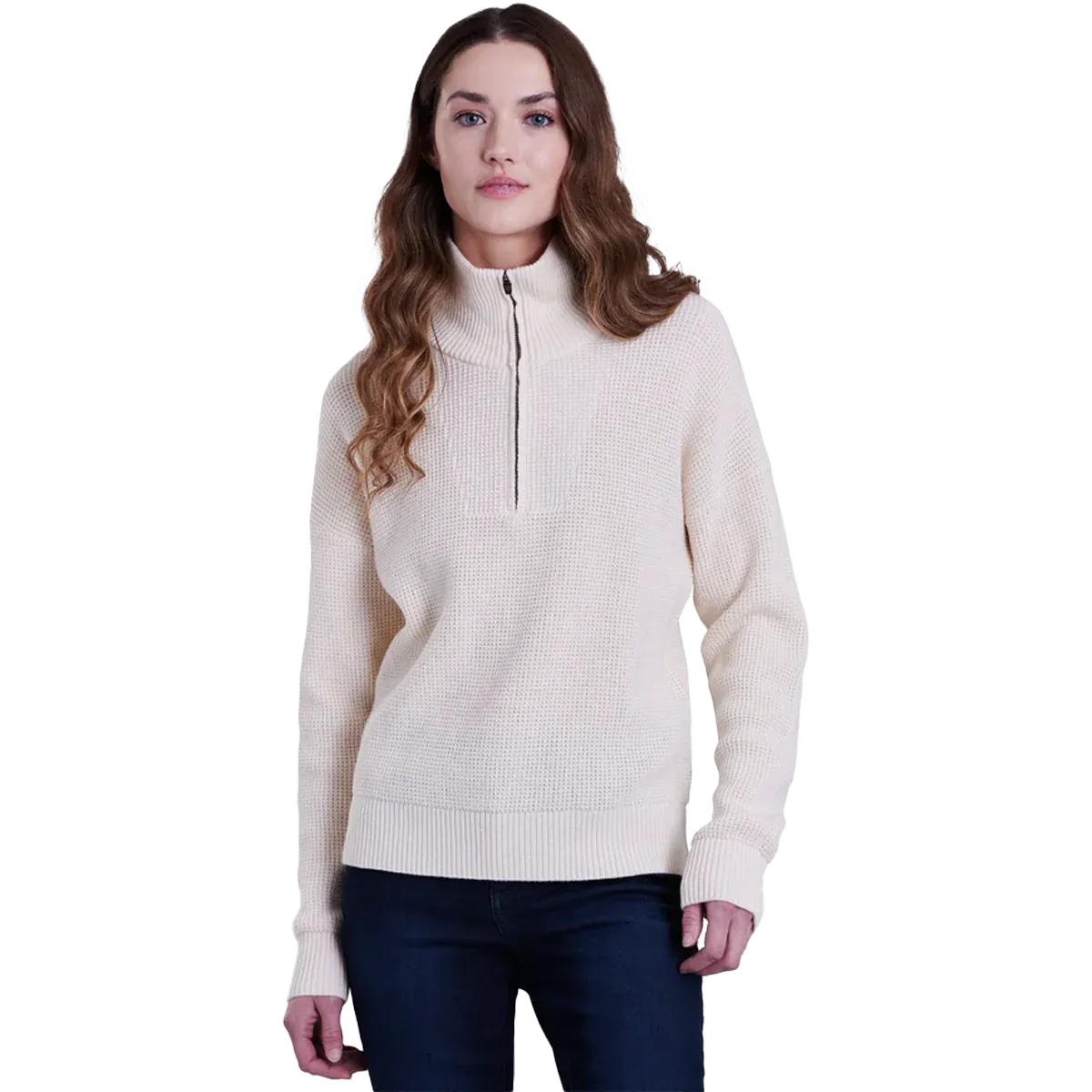Norda 1/4 Zip Sweater Stone S