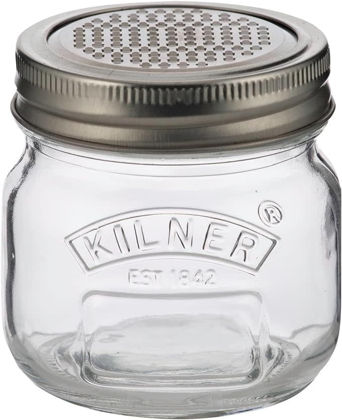 Storage Jar and Fine Grater Lid 8.5 oz