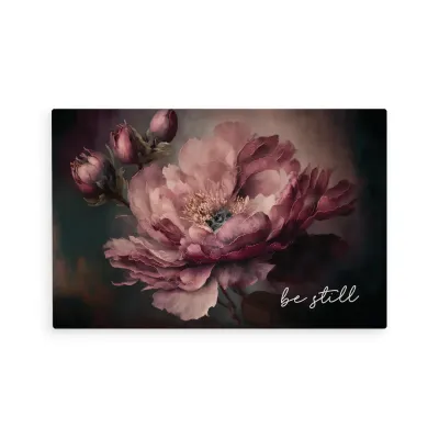 Be Still Wooden Postcard 4 x 6