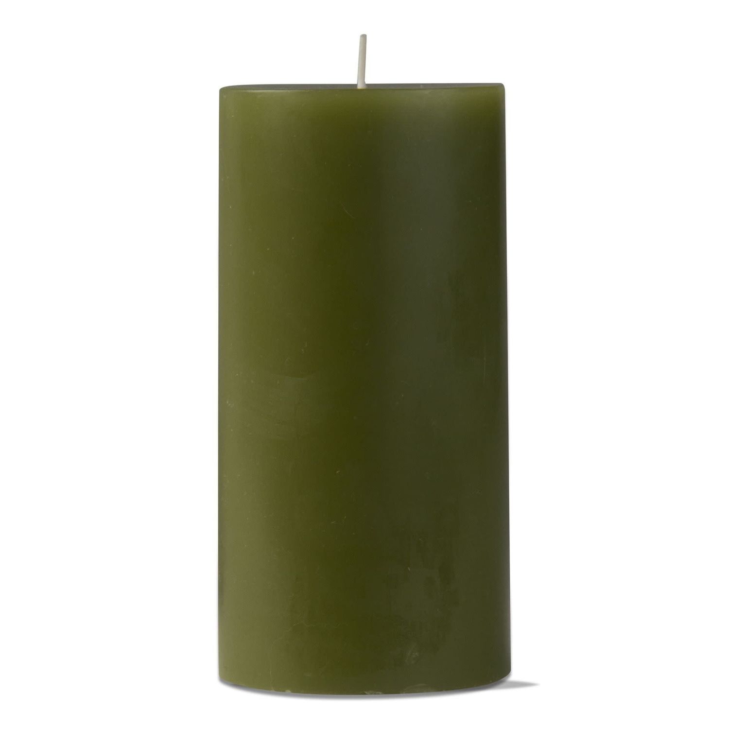 Olive Color Pillar Candle, 3&quot; x 6&quot;